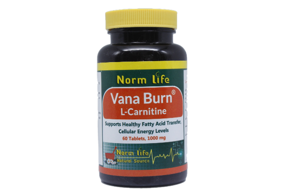 قرص وانا برن 1000 میلی گرم ال-کارنیتین Vana Burn
