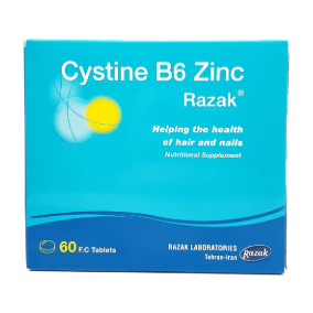 قرص سیستین B6 زینک رازک Cystin B6 Zink