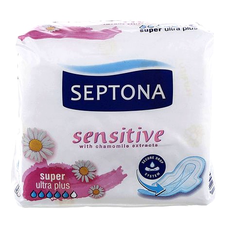 نوار بهداشتی سوپر ضد حساسیت قطر نازک سپتونا SEPTONA