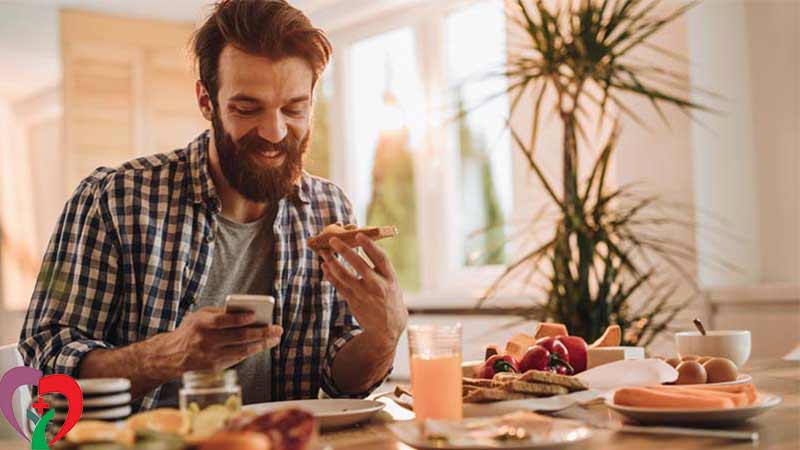 تغذیه سالم برای چاقی صورت