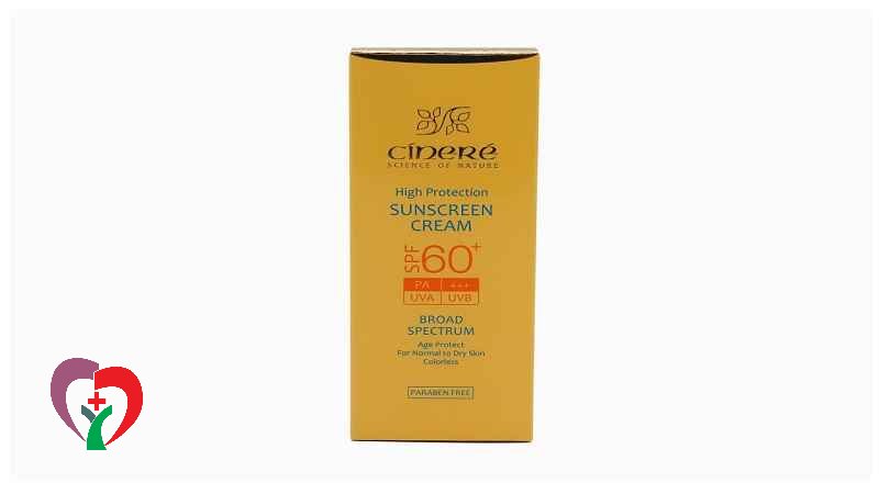 کرم ضد آفتاب سینره SPF60+