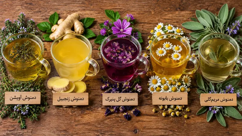 بهترین دمنوش&zwnj;ها برای درمان آنفولانزا