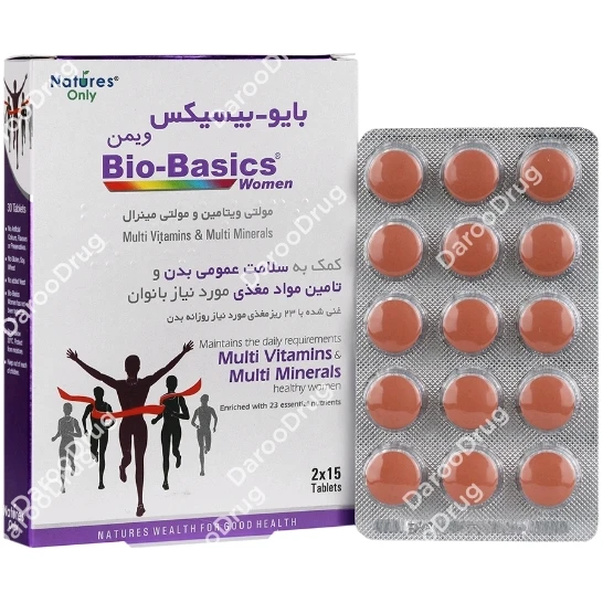 قرص مولتی ویتامین بایوبیسیکس مخصوص بانوان Bio Basics Women