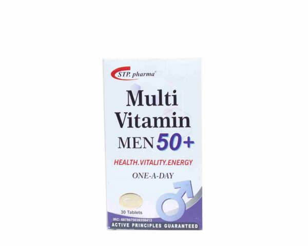 قرص مولتی ویتامین مردان بالای 50 سال اس تی پی فارما STP Pharma Multi Vitamin Men
