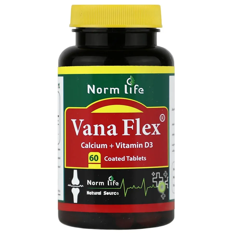 قرص وانا فلکس کلسیم + ویتامین D3 Vana Flex