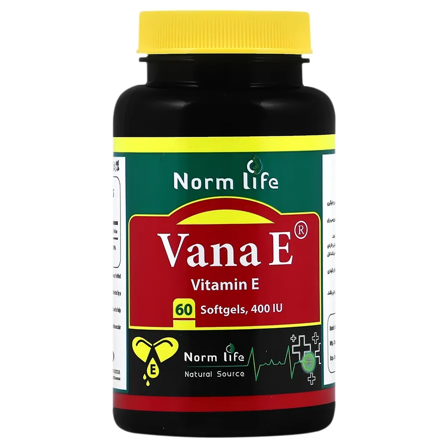 کپسول نرم ویتامین ای 400 نورم لایف Norm Life Vana E