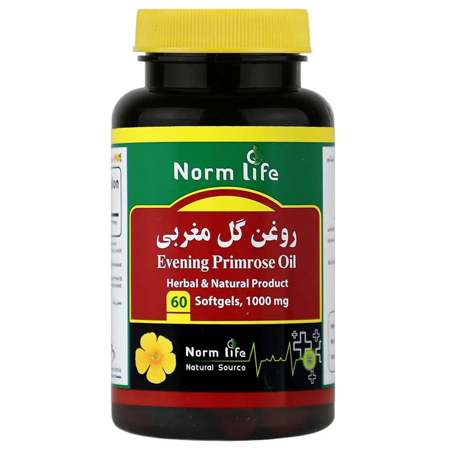 کپسول ایوینینگ پرایم رز روغن گل مغربی نورم لایف Evening Primrose Oil