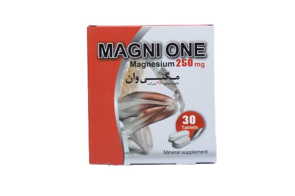 قرص منیزیم ۲۵۰ میلی گرمی مگنی وان Magni One
