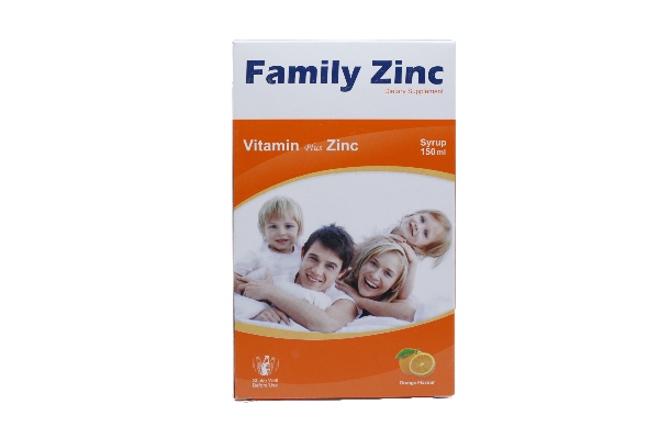 شربت فامیلی زینک ویتامین پلاس زینک Family Zinc
