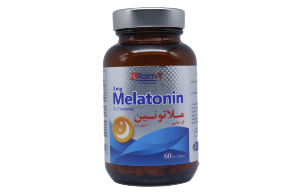 قرص ملاتونین و ال تئانین رزاویت RozaVit Melatonin