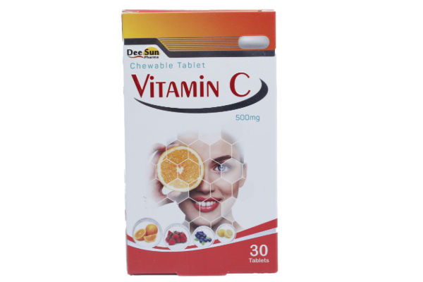 قرص جویدنی ویتامین ث C 500 Vitamin