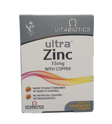 اولترا زینک 15 میلی گرم ویتابیوتیکس Vitabiotics Ultra Zinc