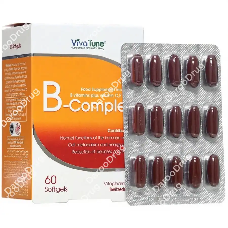 سافت ژل ویتامین ب کمپلکس ویواتیون Viva Tune Vitamin B-Complex