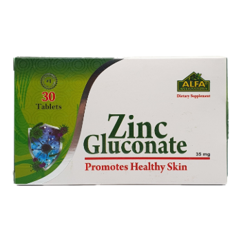 قرص زینک گلوکونات 35 میلی گرمی آلفا Zinc Gluconate ALFA