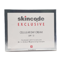 کرم روز سلول ساز اسکین کد مدل Exclusive SPF15 مناسب Skincode