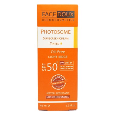 کرم ضد آفتاب رنگی بژ روشن فوتوزوم فیس دوکس Facedoux