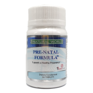 قرص پره ناتال فرمولا نچرال ورلد بارداری برای رشد جنین Prenatal Formula
