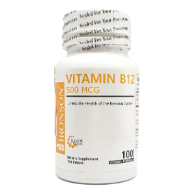 قرص ویتامین ب12 500 برونسون Bronson Vitamin B
