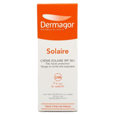 ضد آفتاب بی‌رنگ SPF50 درماگور DERMAGOR