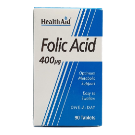 قرص فولیک اسید 400 میکروگرم هلث اید Folic Acid