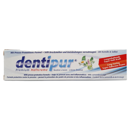 چسب دندان مصنوعی دنتی پور مدل Dentipur Premium