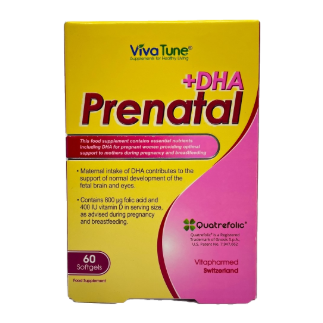 سافت ژل پریناتال پلاس دی اچ ای ویواتیون prenatal DHA vivatune