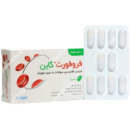 کپسول آهن فروفورت گاین ferro fort gyn