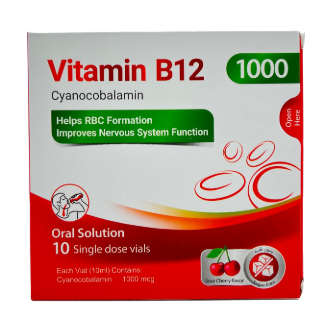 ویال محلول خوراکی Vitamin B12