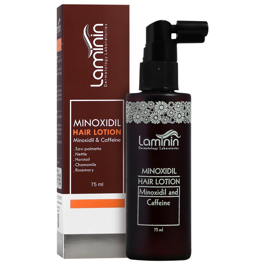 محلول مو ماینوکسیدیل و کافئین لامینین Laminin Minoxidil