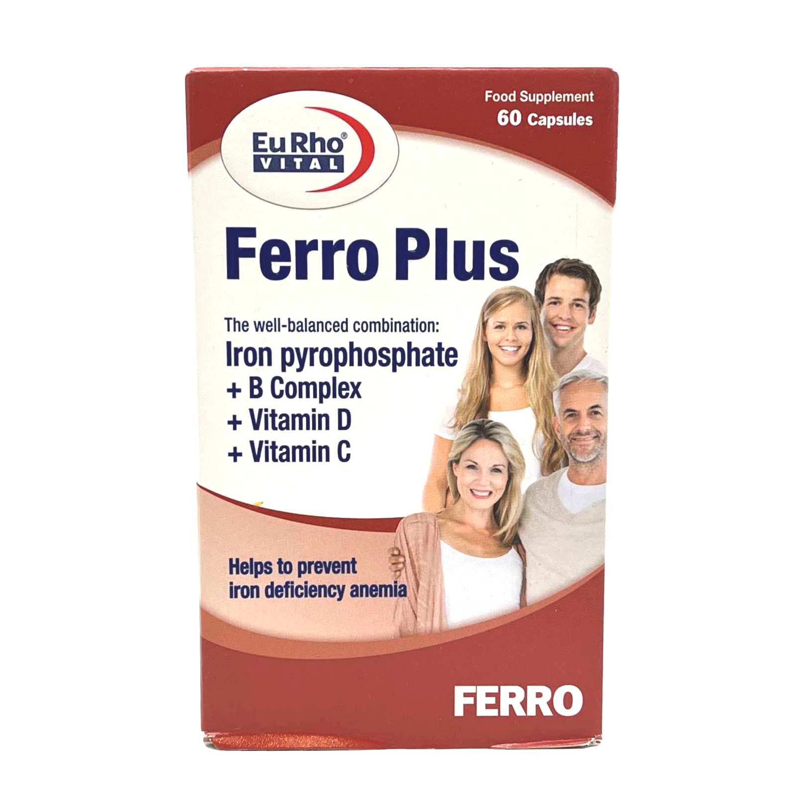 کپسول فرو پلاس یوروویتال EurhoVital Ferro Plus