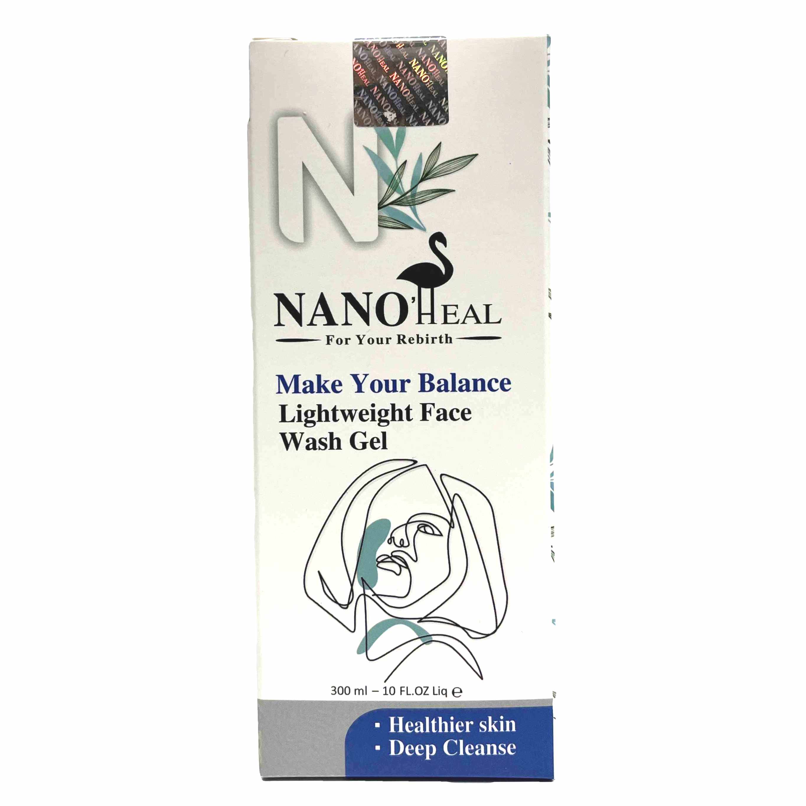 خرید آنلاین ژل شستشوی صورت نانوهیل انواع پوست Nanoheal + قیمت
