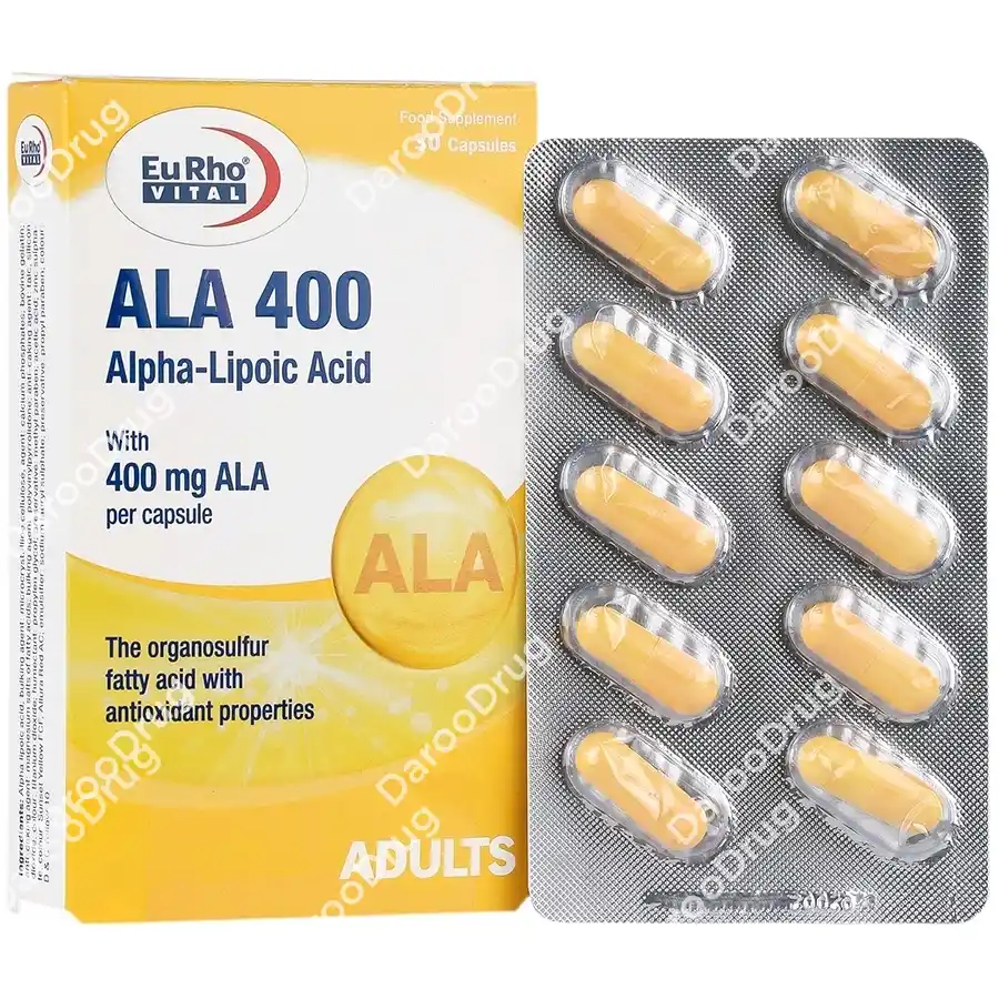 کپسول آ ال آ ۴۰۰ یوروویتال Eurhovital ALA