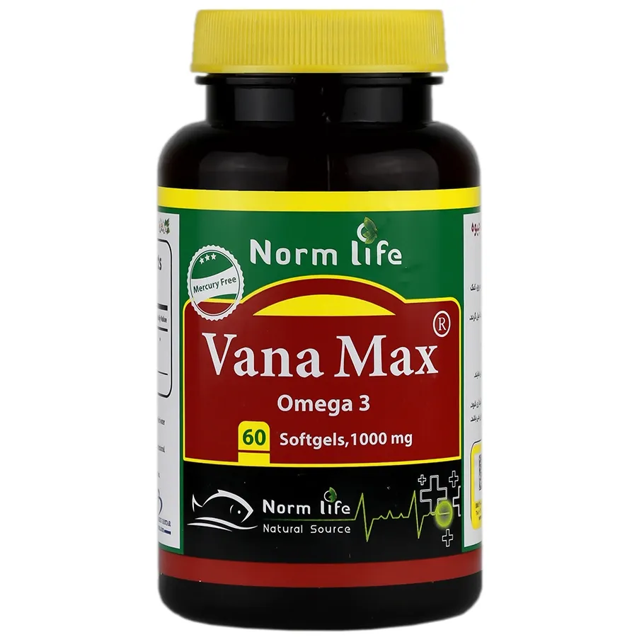 سافت ژل امگا ۳ وانا مکس نورم لایف Norm Life Omega۳