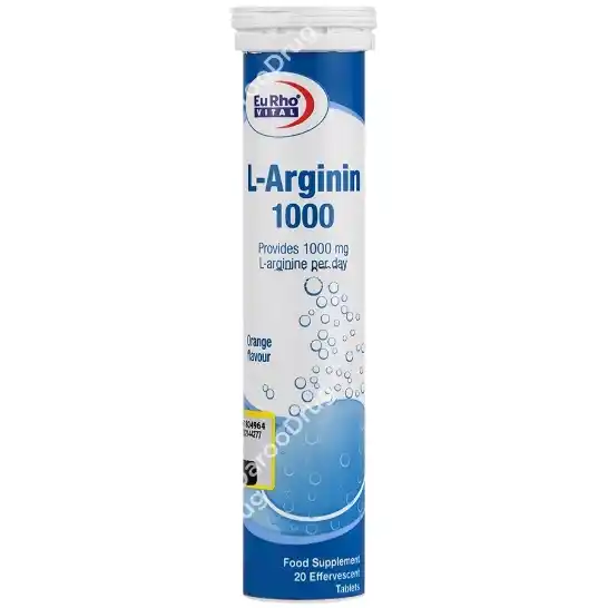 قرص جوشان ال آرژنین 1000 یوروویتال Eurhovital L-Arginine