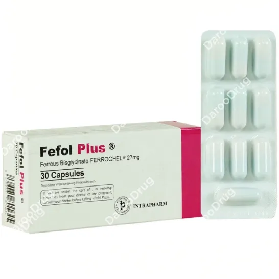 کپسول ففول پلاس اینترافارم Fefol Plus