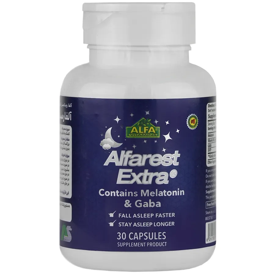کپسول ملاتونین آلفارست اکسترا آلفا ویتامینز Alfarest Extra