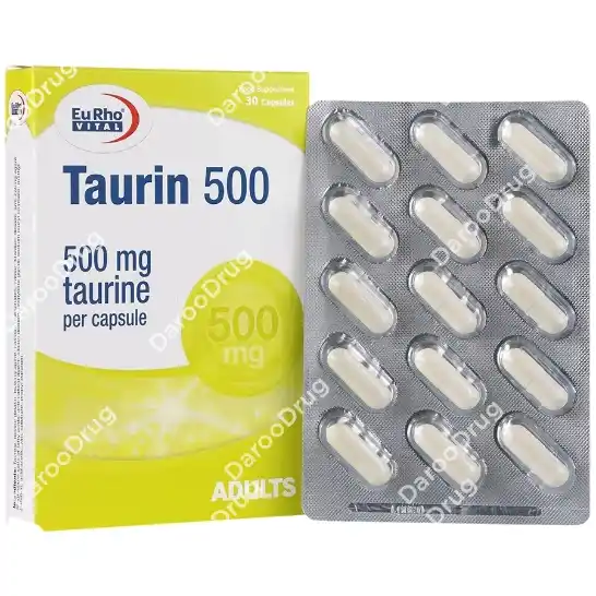 کپسول تائورین 500 یوروویتال EurhoVital Taurin