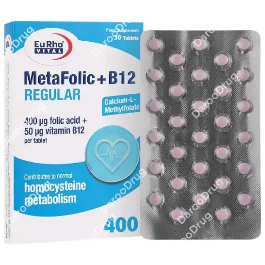متافولیک پلاس ب12 رگولار یوروویتال Eurhovital Metafolic