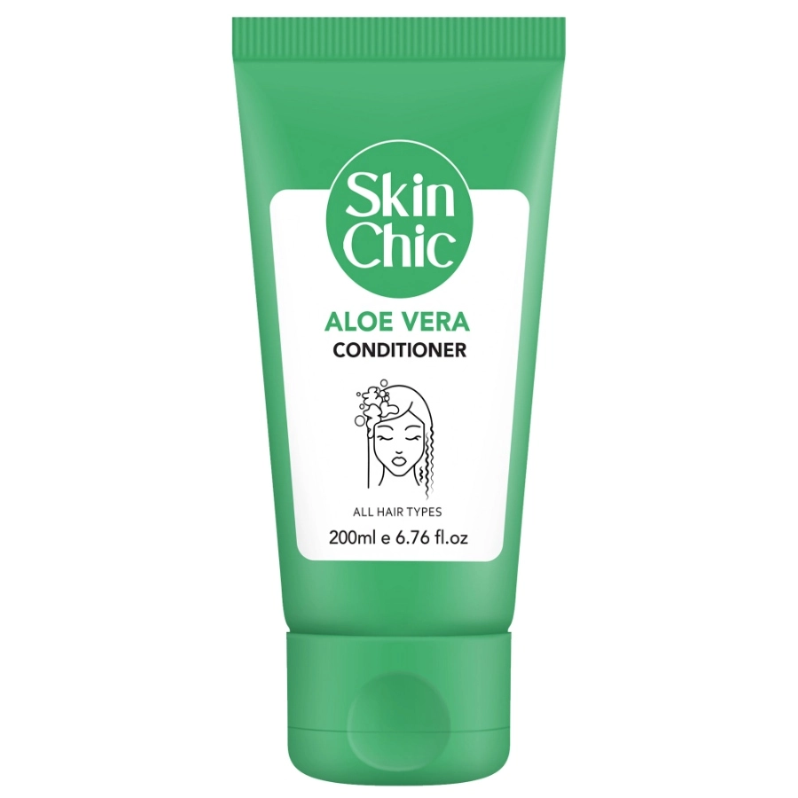 نرم کننده آبرسان مو حاوی عصاره آلوئه ورا اسکین شیک SKIN CHIC