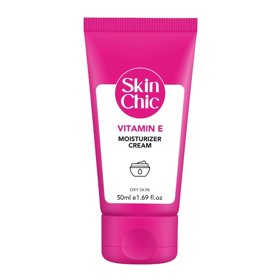 کرم مرطوب کننده حاوی ویتامین E اسکین شیک SKIN CHIC