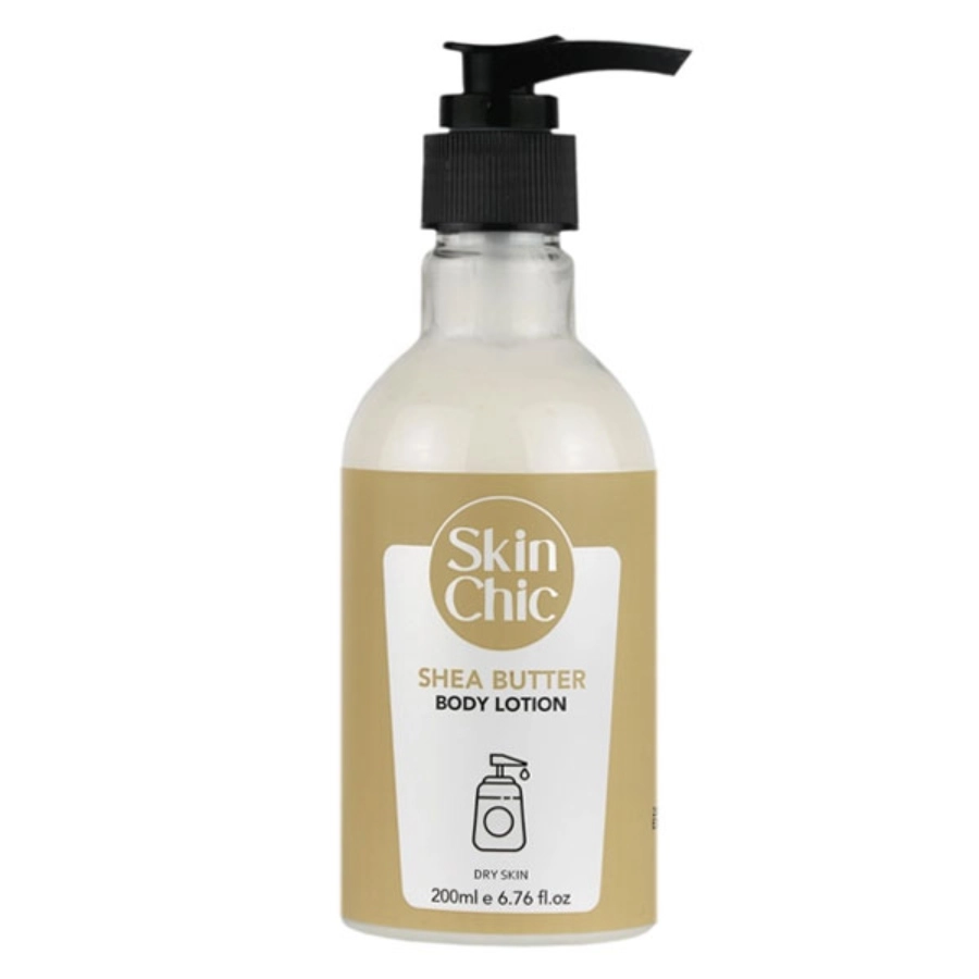 لوسیون آبرسان بدن حاوی شی باتر اسکین شیک SKIN CHIC