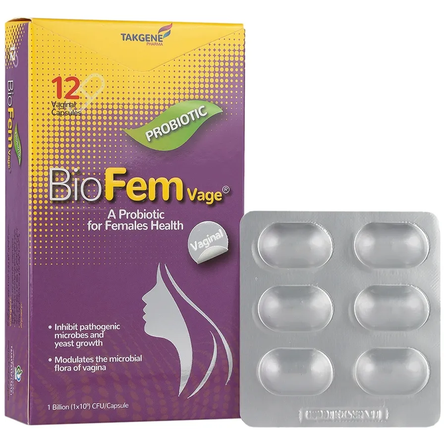 کپسول واژینال بایوفم واژ تک ژن فارما BioFem Vage