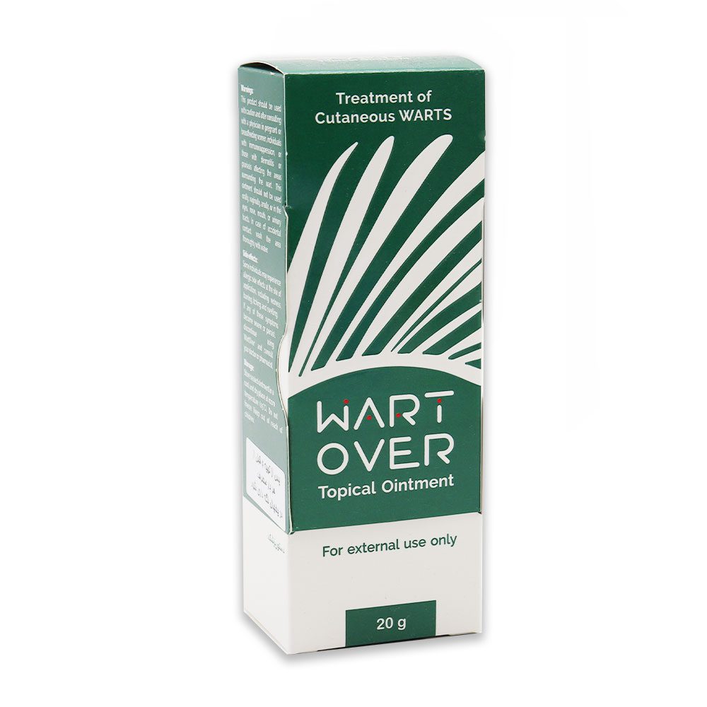 پماد موضعی درمان زگیل‌های پوستی وارت اوور Wart Over 