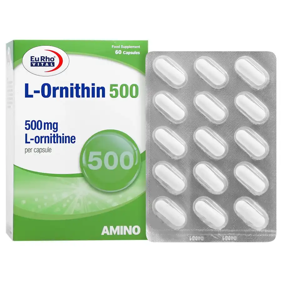 ال اورنیتین 500 یوروویتال ریکاوری و افزایش انرژی Eurhovital L Ornithin