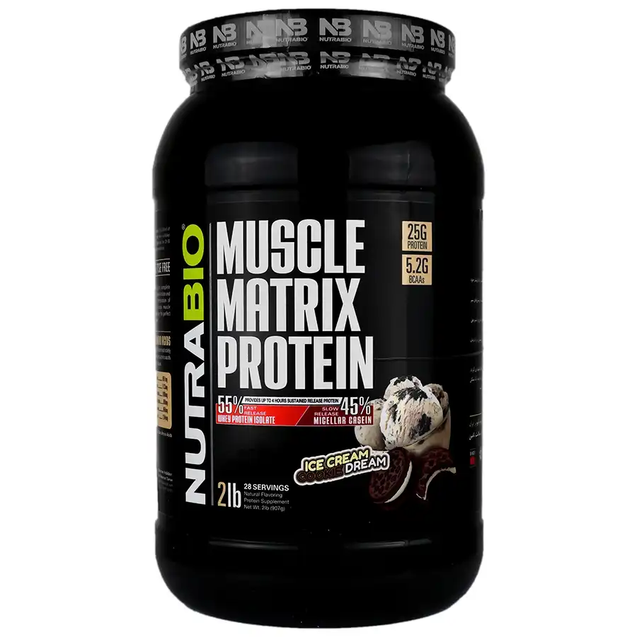 پروتئین ماسل ماتریکس نوترابایو کوکی بستنی Nutrabio Muscle Matrix