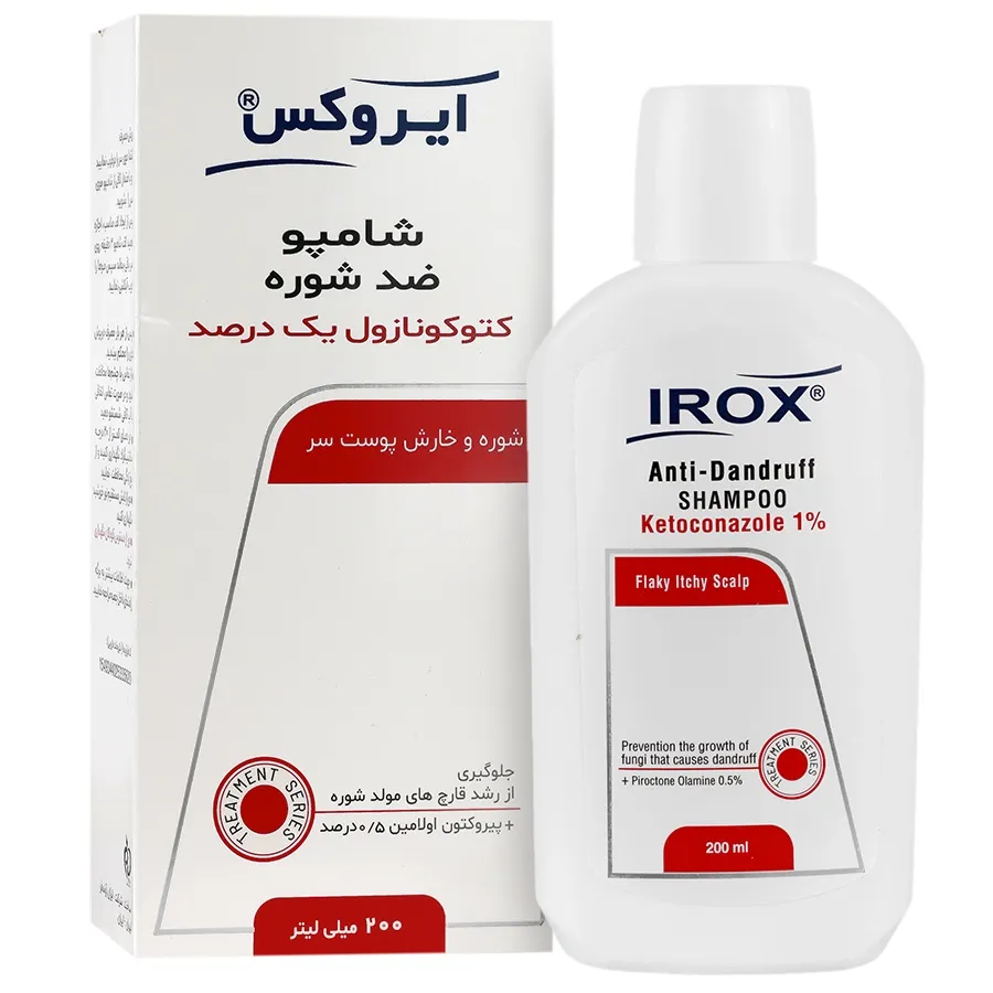 شامپو ضد شوره ایروکس کتوکونازول ۱٪ irox