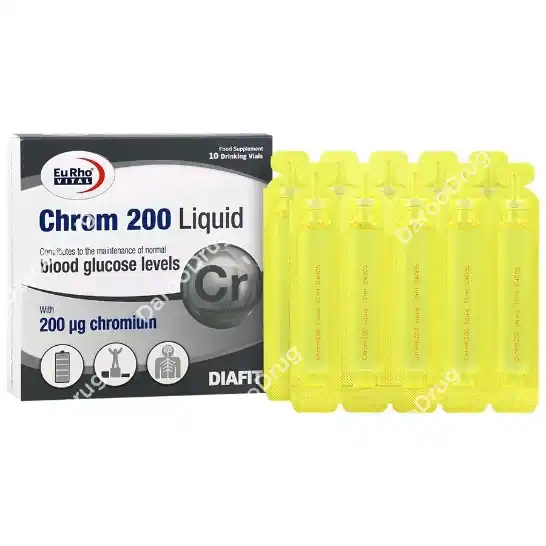ویال خوراکی کروم 200 لیکوئید یوروویتال Eurho Vital Chrom