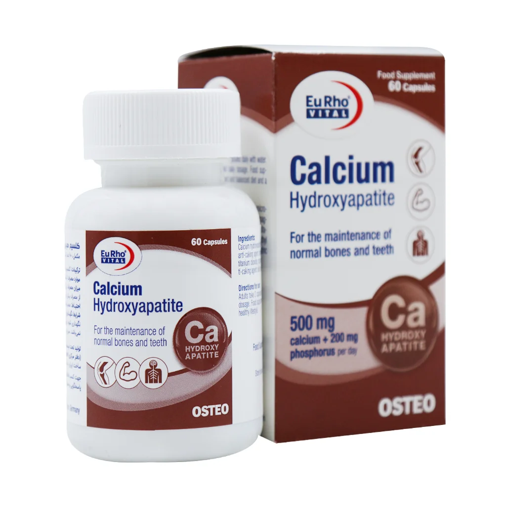 کپسول کلسیم هیدروکسی آپاتیت یوروویتال EurhoVital Calcium Hydroxyapatite