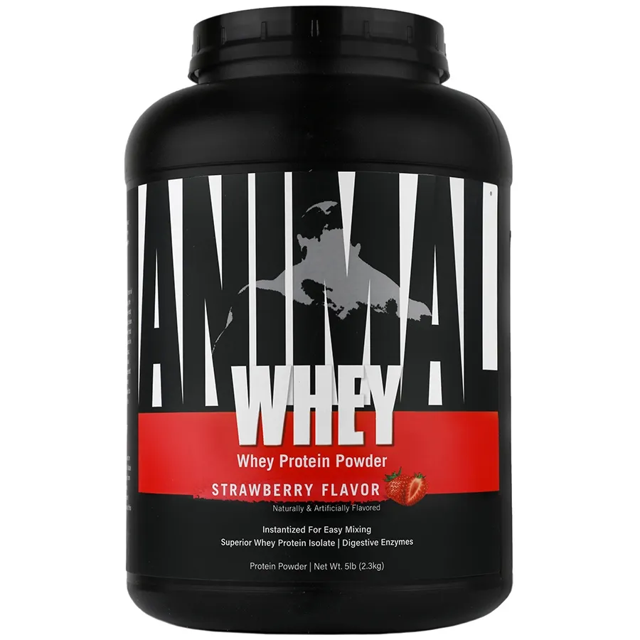 پودر پروتئین انیمال وی با طعم توت فرنگی یونیورسال Animal Whey Protein