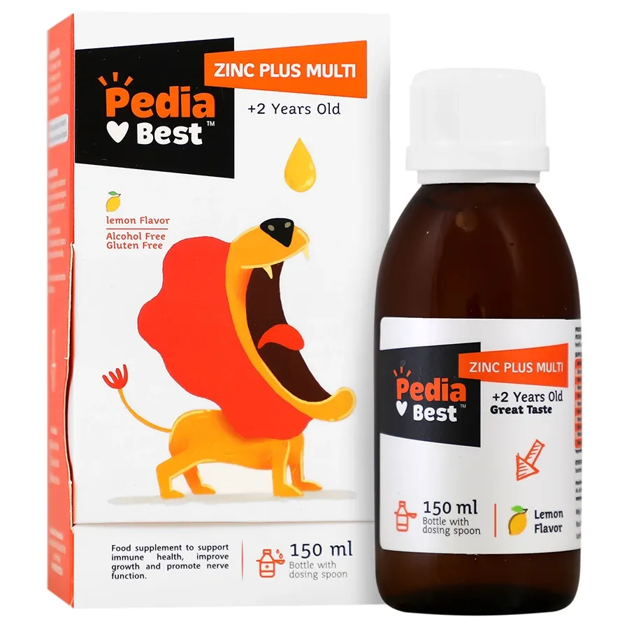 شربت زینک پلاس مولتی پدیابست Pedia Best Zinc Plus Multi